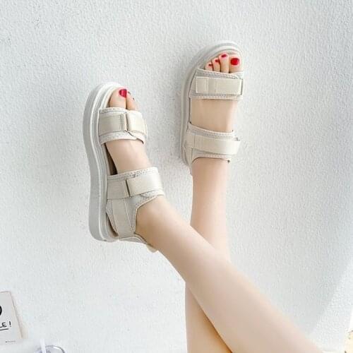 Mazefeng Brand Gladiator Platform Womens Sandals 2021 Summer Fashion Women Chunky Beach Sandal Denim Comfortable Sandals Mujer