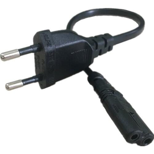 European EU Power Cable Euro C7 Figure 8 Power AC Power Lead Extension Cord 1.4m For Portable Radio Battery Charger PSP 3 4