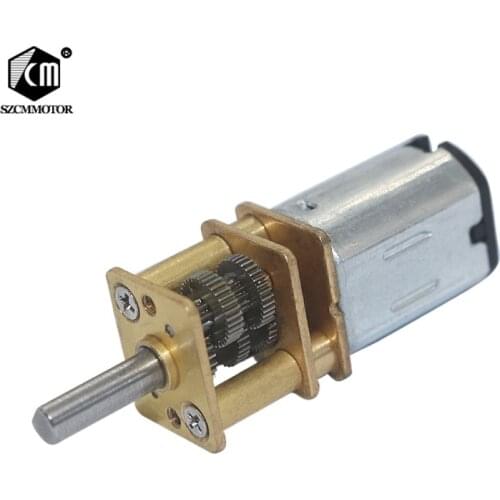 Factory Supply whosale 20pcs Good Quality 15rpm to 1500rpm Micro Gear Motor mini Geared Motor N20 Gearmotors Low Speed Motors