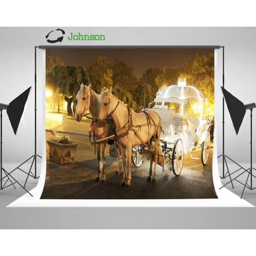 Cinderella Carriage Tree photo studio background polyester or Vinyl cloth High quality Computer print wall backdrop