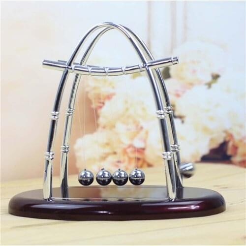 Hot Sale 1pc Newtons Cradle Kids Toys Educational Toy Desk Table Decor Metal Balance Ball Pendulum Juguetes Antistress Game