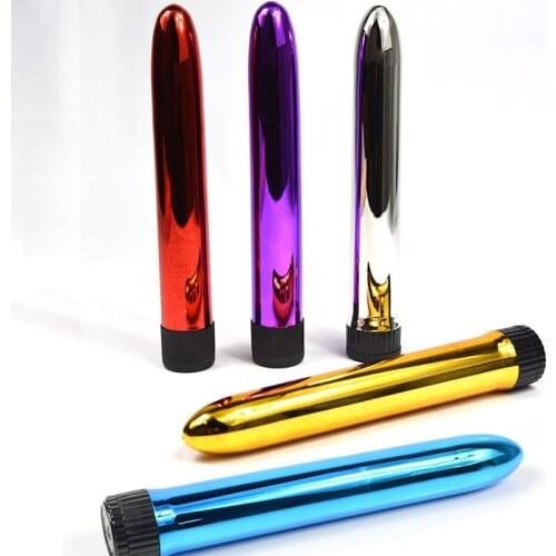 5 Colors Electroplating Sex Vibrator Female Vagina Massager G Spot Stimulator For Woman Masturbation AV Wand Adult Sex Toys