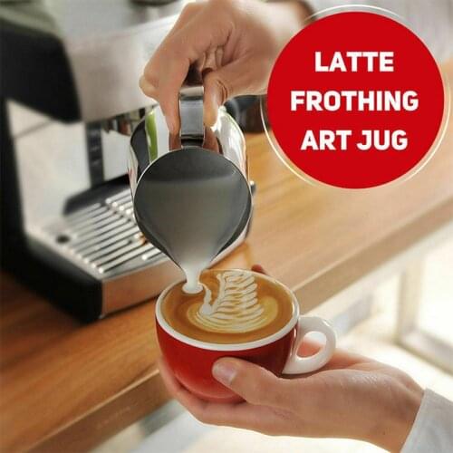 Cream Frothing Pitcher Maker Dining Tools Fashion Stainless Steel Art Mug Cup Espresso Coffee Latte Craft Cappuccino Milk Jugs