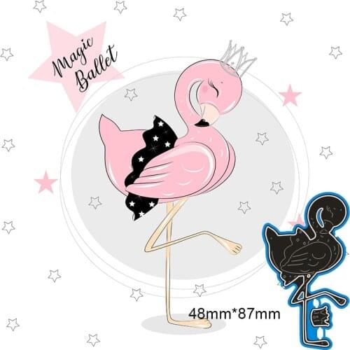 48*87mm Flamingo New Metal Cutting Dies Scrapbook paper Decoration Embossing DIY Paper Card Craft