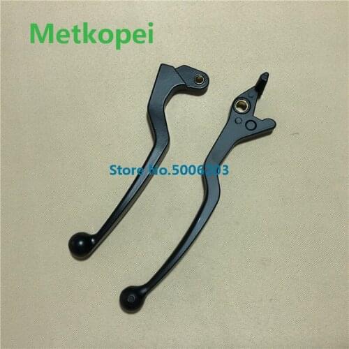 Motorcycle handle grips GN125 GS125 handle lever bar For Suzuki 125cc GN GS 125 front brake lever with clutch Lever