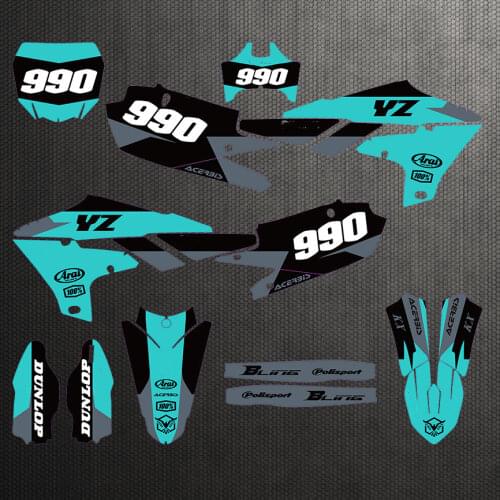 Free customized Motorcycle 3M Graphics DECALS STICKERS For Yamaha YZ450F YZF450 2018 2019 2020 2021 For Yamaha 450 YZF 2021-2018