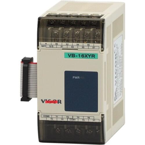 New Original VB-16XYR-C PLC 24VDC 8 Point Input 8 Point Output Expansion Module