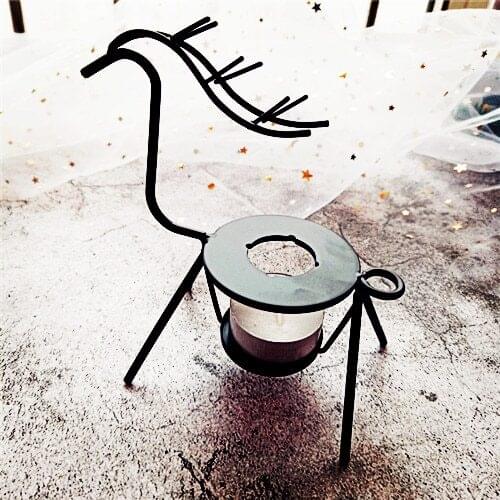 Deer Shape Retro Wax Seal Stamp Metal Wax Stick Sealing Wax Furnace Stove Warmer Wax Sticks Melting Glue Furnace/Spoon Tool