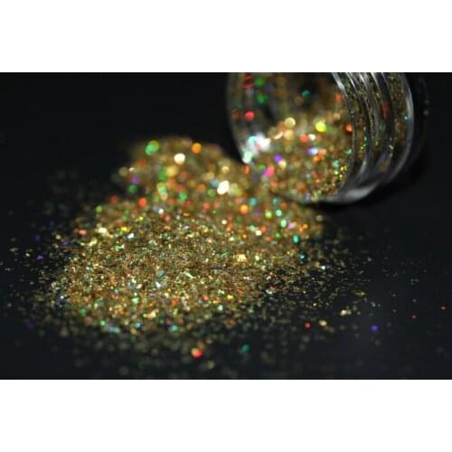 Wholesale Holographic Mylar Flake Cosmetic Grade Body & Face Glitter For Festival And Creative Makeup, Slime And Crafts