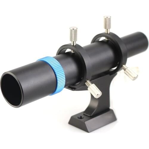 Fully Metal 6x30straight-Through Finder Scope W/ Six Metal Nylon-Tipped Thumbscrews for Precise Aiming LD2047A