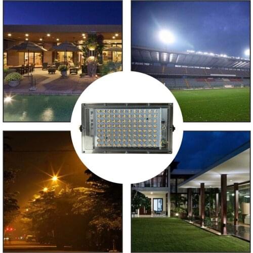 IP65 100W Led Flood Light Outdoor Floodlight Spotlight Waterproof LED Garden Lawn Wall Street Lamp Landscape Lighting flashlight