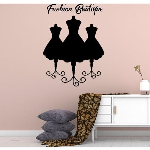 Drop Shipping Fashion boutique Wall Sticker Removable Wall Stickers Diy Wallpaper Nursery Kids Room Wall Decor Removable Mural