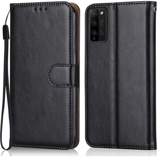 Folio Luxury Leather Case for On Huawei Honor 30 Youth Wallet Stand Flip Case Phone Bag