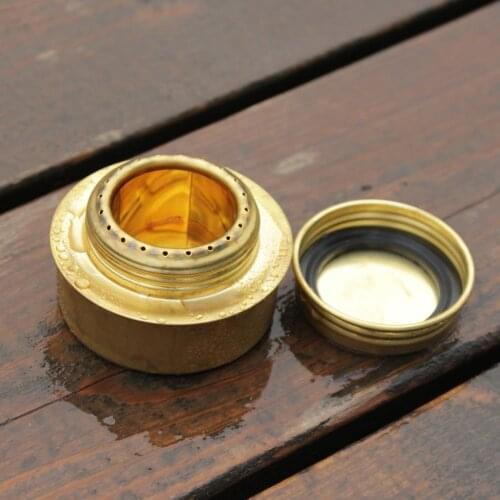 Backpackers Alcohol Stove Outdoor Ultralight Mini Burner, Alcohol Cooker for Outdoor Hiking BBQ Picnic
