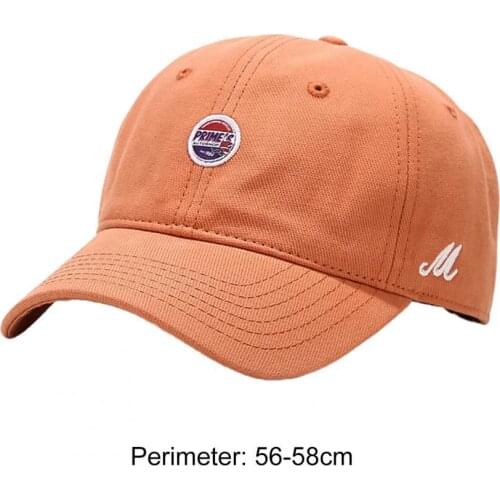 Caps Unisex Stylish Cotton Baseball Hat Multi-color Outdoor Sport Cap with M Letter