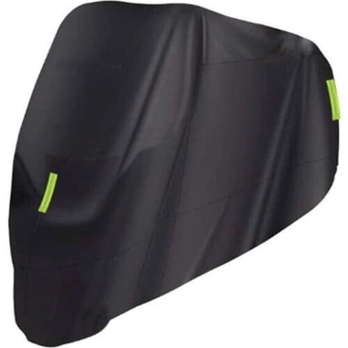 Outdoor Universal Motorcycle Covers Bike With Reflective Stripes All Season Waterproof Protection Dust 190T Polyester Cloth UV