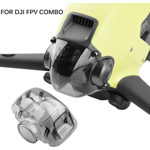 Gimbal Lens Protective Cover for DJI FPV Combo Drone Aircraft PTZ Cap Transparent Lens Protector for DJI FPV 2021 Accessories