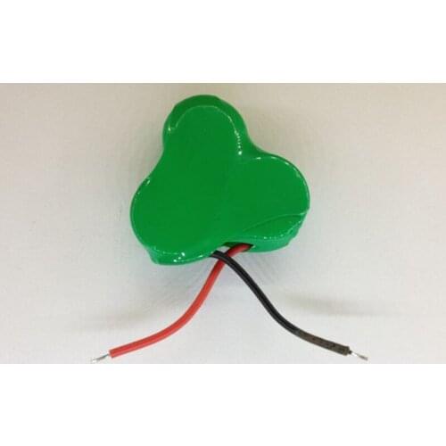 1PCS/LOT 80mAh 3.6V NI-MH with line Rechargeable button battery