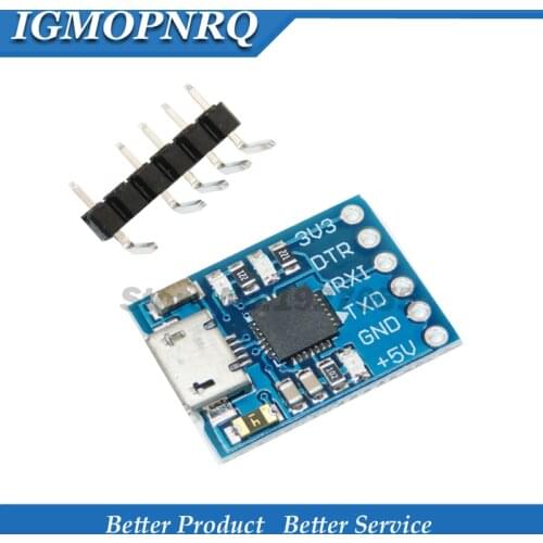 1PCS JMCU CP2102 USB to UART TTL Module 6Pin Serial Converter UART STC Replace FT232 STC Downloader