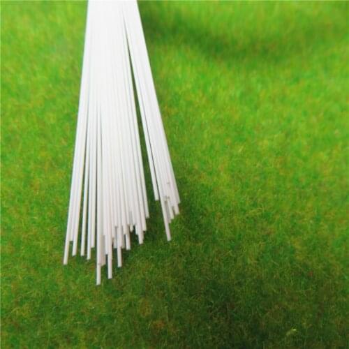 2mm Architectural Model Making DIY Sand Table Model Material Model Rod ABS Round Rod Sticks Plastic Solid Rod