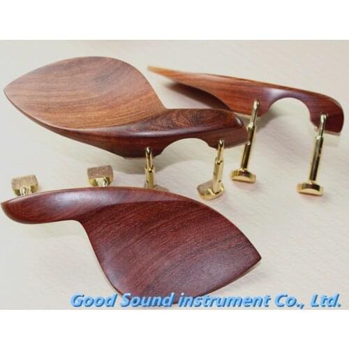 3pcs Rosewood violin Chin rest,4/4 with screw ,perfect workmanship