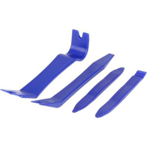 5Pcs Car Door Dash Audio Radio Removal Tool Panel Trim Install Open Kit Blue