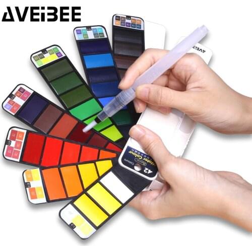 Акварельные краски AVEIBEE China At AliExpress