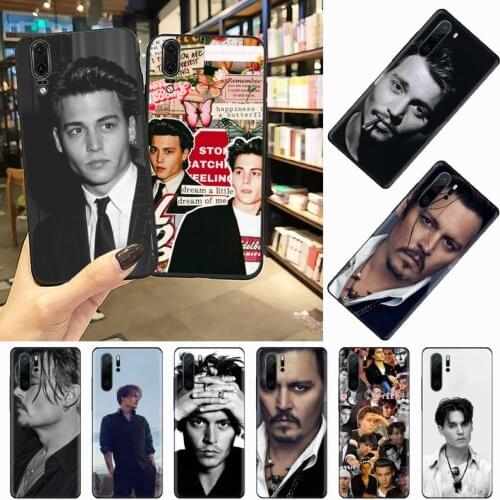 Johnny Depp Famous American actors Phone Case For Huawei honor Mate P 10 20 30 40 Pro 10i 9 10 20 8 x Lite