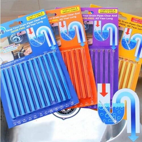Drainage dredging cleaning household pipeline cleaning stick four scents toilet kitchen multi-purpose decontamination