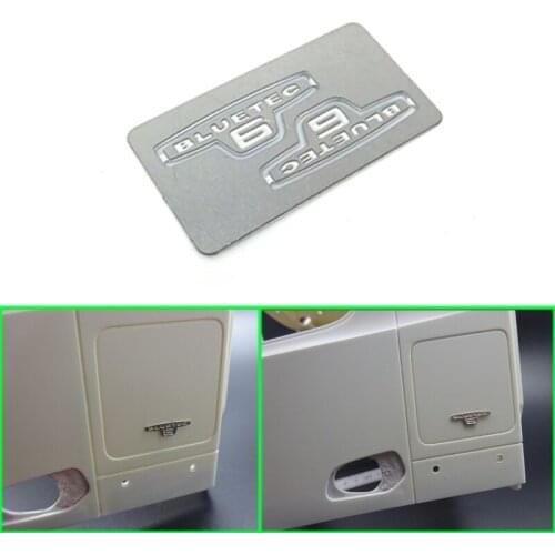 Euro 6 Metal Standard Decoration for 1/14 Tamiya RC Truck Trailer tipper Scania MAN Benz 1851 3363 3348 DIY Parts
