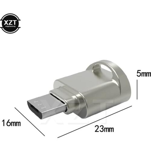 NEWEST Memory Card Reader FOR Micro SD TF OTG phone Adapter USB 2.0 Aluminum for mobile phone laptop high quality