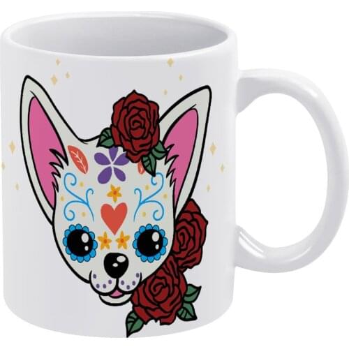Chihuahua Mug Cool Porcelain Mug Hot Chocolate Cheap Cups