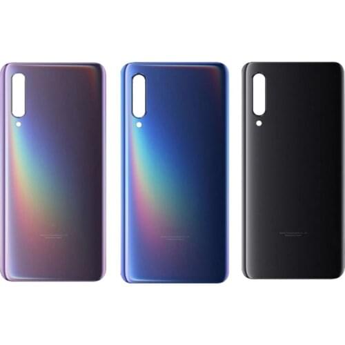 6.39" 2019 Battery Cover For Xiaomi Mi 9 Back Housing Glass Panel Rear Door Case For Xiaomi Mi9 High Quality