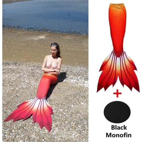 100% real photos adult womens ladies mermaid tail with Filpper fin mermaid Swimsuit cosplay Photos Props Summer Beach Vacation