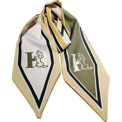 Fashion Headbands Printing Scrunchies Solid Long Hair Ribbon For Women Ponytail Scarf Sweet Scarves Hair Band Hair Accessories