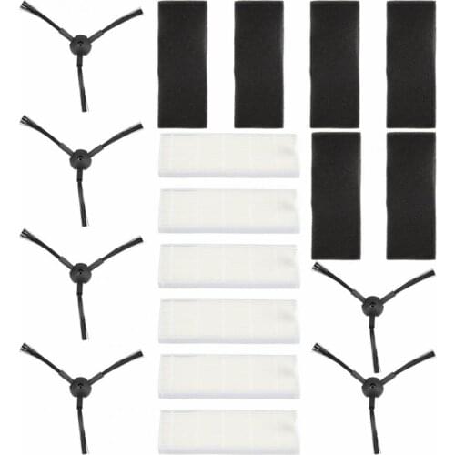 Vacuum Spare Part Side Brush & Filters Tool Kit for ILIFE A6 A4 A4s Robot Home Appliances