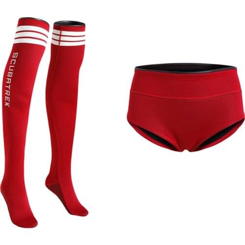 Neoprene Wetsuit Letter Diving Underwear Shorts Stocking Fin Socks
