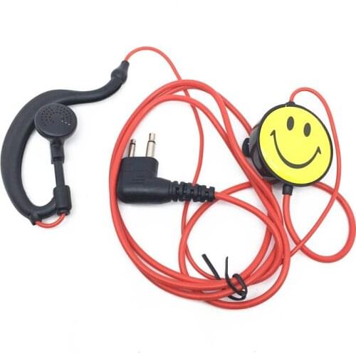 Red Fashion Crystal New Headset for Walkie Talkie Motorola CP88 CP040 CP100 CP125 CP150 CP200 CP250 CP300 Two Way Ham Radio