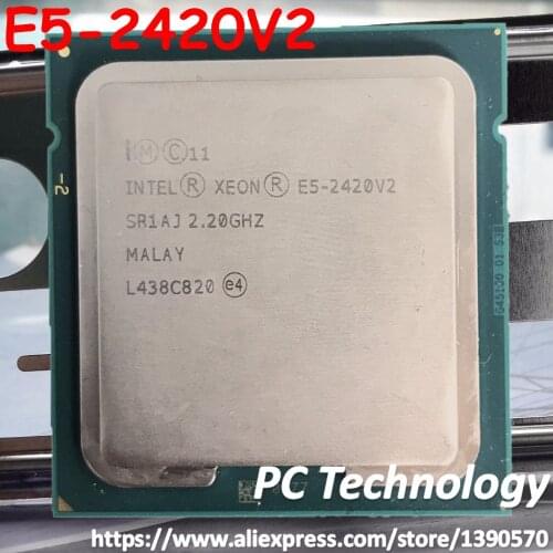 E5-2420 V2 Original Intel Xeon OEM Version SR1AJ E5-2420V2 2.20GHz 6-Core 15MB LGA1356 E5 2420 V2 80W free shipping E5 2420V2