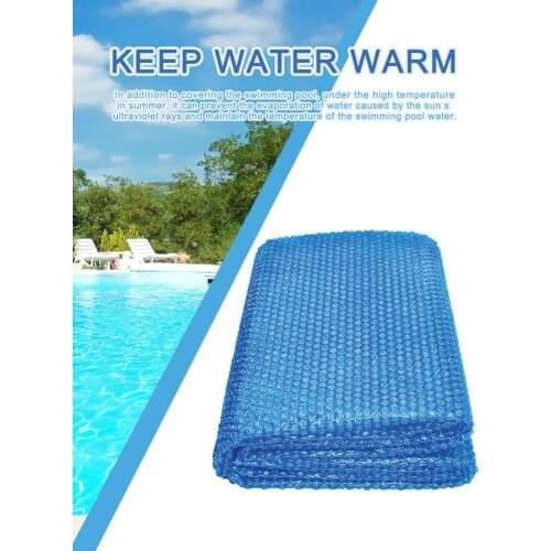 Pool Cover Solar Tarpaulin UV Proof Swimming Pool Insulation Film Rectangular UV Protection Mat Prevent Dust And Rain