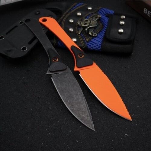 2Colors Butterfly BM15200 440c Straight Knife Fixed Blade G10 Handle EDC Multi Tool Outdoor Camping Hunting Survival Knife a3088