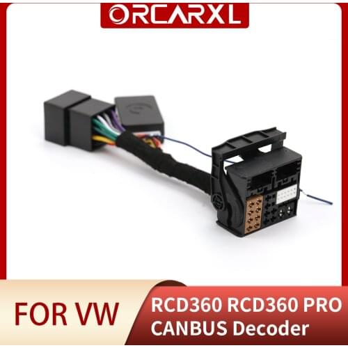 RCD360 RCD360 PRO Car Plug & Play ISO Quadlock Adapter Cable CANBUS Decoder Simulator For VW MIB Radio