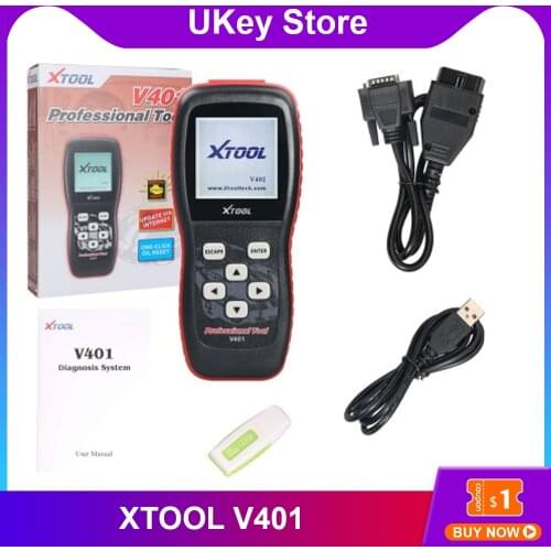 XTOOL V401 for AUD for VW/SEAT/SKODA Scanner Automotivo OBD2 Scanner ABS Airbags Immobilizer Code Reader Car Diagnostic Tool