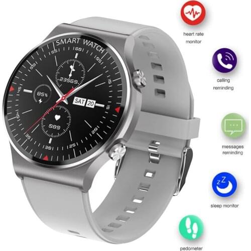 1.28" Touch Screen Smart Watch Heart Rate Monitor Call/SMS Sync Sleep Tracker Sport Wristwatch for iPhone Samsung LG Android