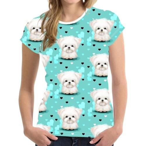 Versatile T-shirts for Women Pink Product New Pattern Women Dress Long Sleeve New Arrival 2021 Plus Size Dog Crew Neck Black