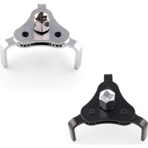 Universal 2 Way Oil Filter Wrench Auto Adjustable Flat 3 Jaw Remover Socket 1/2 3/8 Car Repairing Tools Filter Oil Box Wrench