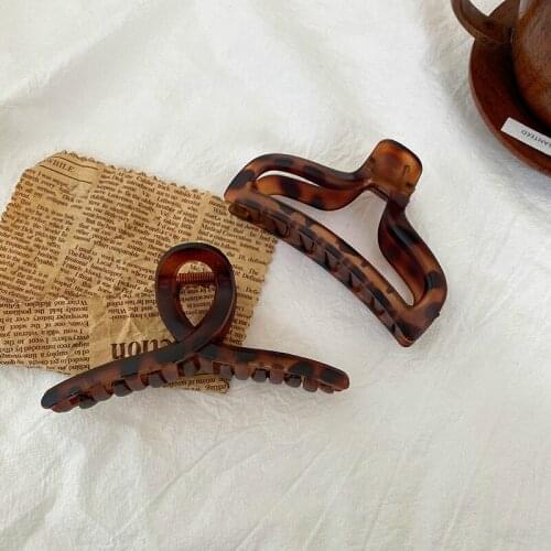 Grab Clip Large Acetate Hair Clip Crab Hair Claws For Women Girl Hair Accessories Hair Style Make