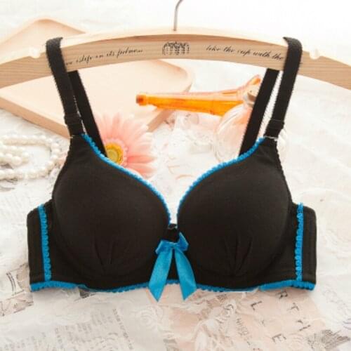 Womens Seamless Super Push Up Bra Young Girls Push Up Bras Lace Underwear Gather Sexy Double Push Up Bra For Girls Silicone