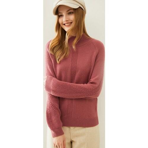 Adishree 2021 woman winter 100% Cashmere sweaters and autumn knitted Pullovers High Quality Warm Female thickening Turtleneck