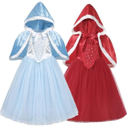 Cinderella Princess Girls Dress Kids Dresses for Girls Christmas Dress Up Costume Party Ball Gown Girl Christmas Dress